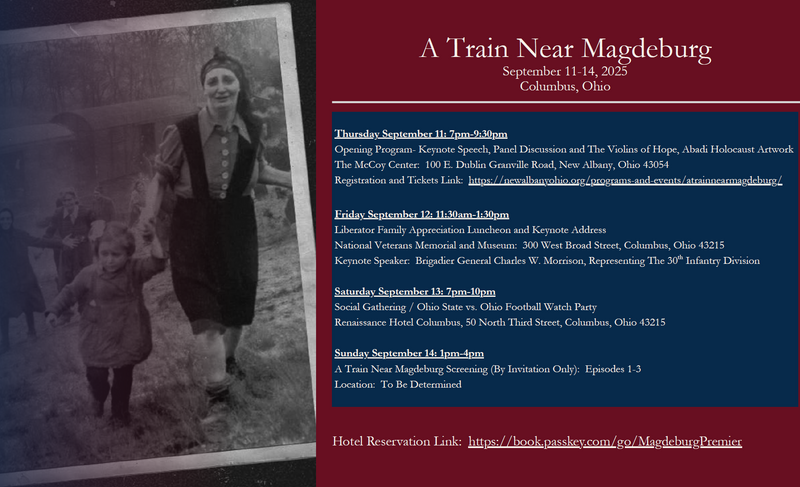 A Train Near Magdeburg Film Series- Events Kick Off Week-Sept. 11-14, 2025