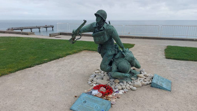 The Final Leg of the Filming Tour: Omaha Beach, Hill 314, and the Normandy American Cemetery.