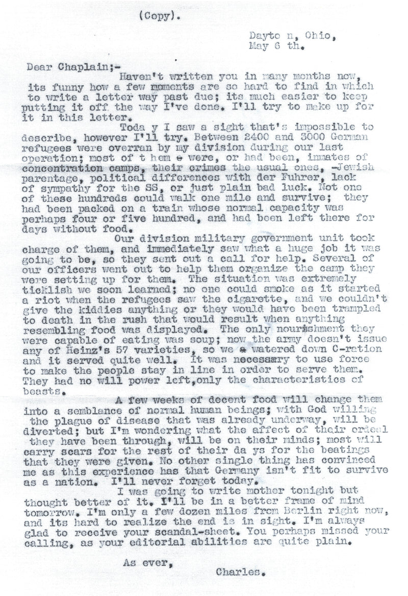 A Liberator's 1945 Eyewitness Account of the Farsleben train appears.