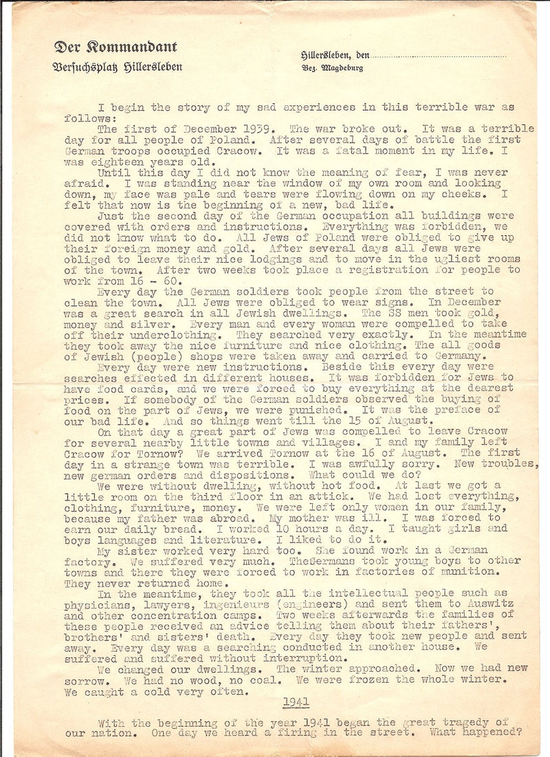 “I shall never forget what I owe the American Army."