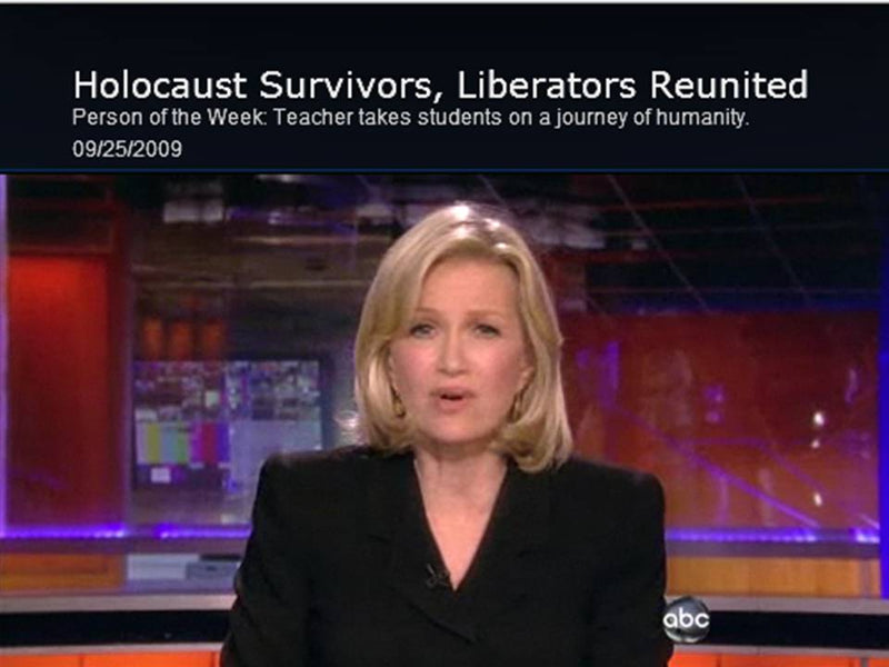 Holocaust Survivors, Liberators Reunited - ABC News : Person of the Week: Teacher takes students on a journey of humanity.