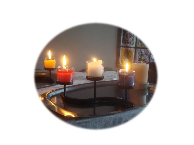 Three American Candles.