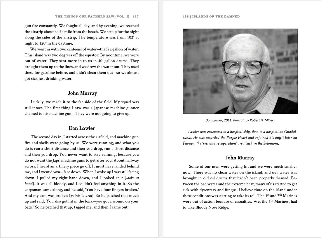 The Things Our Fathers Saw, Volume I: Voices of the Pacific Theater